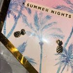 NWT Gemma Simone Summer Nights Beach Vibes & Life is Sunny X3 Earrings Set Gold Photo 4