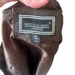 Vintage Penny Lane Leather Coat Y2K Brown M Belted Size M Photo 2