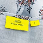 Roller Rabbit August Dakota Mini Dress Light Blue & Red Batik Print Size Small Photo 12