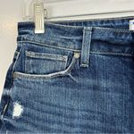 Paige  Jimmy Jimmy Cuffed Blue Denim Distressed Jean Shorts Size 28 Photo 2