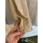 Jones New York 100% Linen 3/4 Sleeve Neutral Top Swim Cover Up Resortwear Size Medium Coastal Photo 3