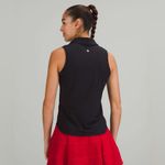 Lululemon  Black Quick-Drying Sleeveless Polo Tank Top Shirt Photo 1
