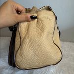 Coach  Chelsea Beige and Brown Pebbled Leather Shoulder Bag Photo 4