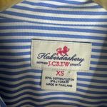 J.Crew  haberdashery shirt Xs Blue White Stripe Collar Button‎ Down CP Photo 4