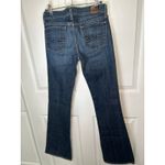 Lucky Brand Zoe 3D Jean Women's Size 4 Long Inseam Bootcut Dark Wash Denim Pants Photo 2