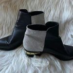 Sam Edelman Circus by   Black & white Ankle Boots with Decorative Heel size 8.5 Photo 1