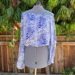 Ramy Brook  Printed Margie Top Off the Shoulder size XS Photo 6