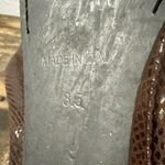 French Sole fs/ny Zeppa Leather Wedge in Chocolate Snake Print size 8.5 Brown Photo 4