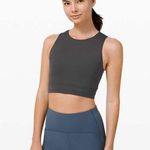 Lululemon Hotty Hot Cropped Tank in Graphite Grey Photo 0