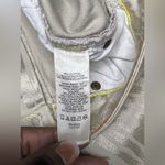 DKNY very slim fit jeggings metallic gold animal print sz 12 Photo 3