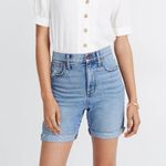 Madewell Women's High Rise Denim Mid-Length Jean Shorts Size 28 Photo 0