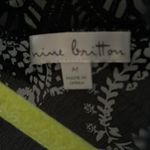 Nine Britton NWOT  Lace adorned Black & White Duster Cover Up Photo 1