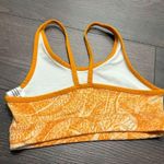 Adidas  Women’s Medium Orange Patterned Sports Bra Photo 2