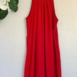 Old Navy Red Keyhole Back Sleeveless Halter Dress XS Photo 5