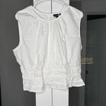 J.Crew NWT  Hyacinth Top Cotton Poplin White Photo 1