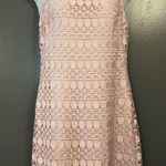 Ralph Lauren Lauren Dress Womens 2 Pink Lace Shift Cocktail Sleeveless Scalloped Photo 0