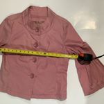 Live a Little  Pink Button-Up Blazer Photo 5