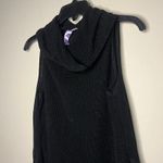 Black cowl neck sleeveless sweater tank Photo 4