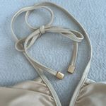 L'Agence L’AGENCE Leila Halter One-Piece Swimsuit, Medium, BRAND NEW,Champagne, $275 Photo 12