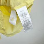 Madewell Shirred Lace Trim Top Blouse Cotton Viscose Iced Lemon Yellow Large NWT Photo 10