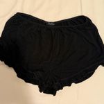 Brandy Melville Black Brandy Ruffle Shorts Photo 0