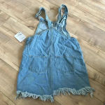 I & M Jeans 4/$25 NWT Denim Fryed Overall Skirt Sz S Photo 3