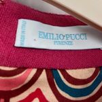 Emilio Pucci Firenze Solid Pink Virgin Wool High Neck Sheath Dress Size 38 Photo 2