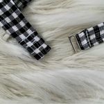 Xhilaration Black White Gingham Tank bikini Top Sz L Photo 8