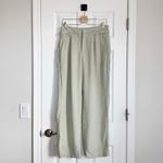 Free People  Falling Out Straight Leg Trouser in Alfalfa Size 4 Photo 6