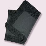 reversible wrap scarf Animal Tiger stripe‎ print gray finely knit Photo 0
