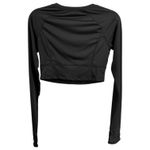 Halara  Activewear Long Sleeve Crop Top Thumbhole Black Size M Photo 1