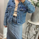 Arizona Jeans Vintage Arizona Denim Jean Jacket Button Down Closure Photo 0
