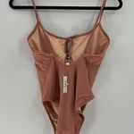 Madewell Second Wave Tie-Front One-Piece Swimsuit size Small NWT Photo 2