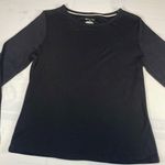 st. john's bay  Black Long Sleeve‎ Shirt Photo 0