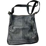 The Sak  Iris Leather Crossbody Bag Black Leather Shoulder Purse Small Sized Photo 1