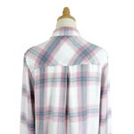 Rails Hunter Plaid Button Down Shirt White Peony Women's Sz M Photo 7