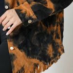 BLUE B Corduroy Tie Dye Light Jacket Small Photo 2