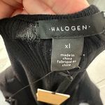 Halogen  Black Ribbed Long Sleeve Sweater Size XL NWT Photo 10