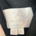 Gal Meets Glam  Black bow Off-Shoulder Jumpsuit size 12 Photo 3