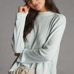 Anthropologie Pilcro  Mock Turtleneck Flare Ruffle Sweater size‎ small Photo 0