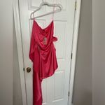 Cult Gaia Malia Dress in Sangria Air Satin Photo 7