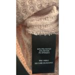 Torrid  Women 0X Blush‎ Dip-Dye Brushed Waffle Knit Tunic Pullover White Shirt Photo 9