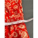 American Eagle  Outfitters Orange Floral Crochet Back Sundress Size Large Beach Photo 9