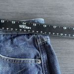 Mudd Vintage 90s Y2K  Denim Jean‎ Mini Skirt Size 13 Raw Hem Fading Photo 6