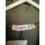 Boutique Floral Belted Duster Kimono Long Jacket Maxi Coverup Olive Green 8 Med Photo 2