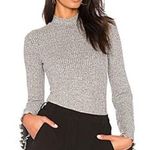 Kendall + Kylie  Bell Sleeve Bodysuit Medium Heather Grey Size Large New Photo 0