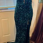 Green Prom Dress Size M Photo 0