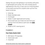 Trina Turk NEW Fan Faire Swim Pant Cover Up Pull On Wide Leg Size Small $162 Photo 5