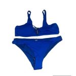 Tinibikini ✨ Royal Blue Lace-Up Bikini Set✨ Photo 1