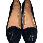 Jack Rogers  Black Suede Gabrielle Kiltie Loafers Photo 0